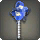 Blue Paperflower Earring