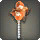 Orange Paperflower Earring