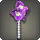 Purple Paperflower Earring