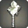 White Paperflower Earring